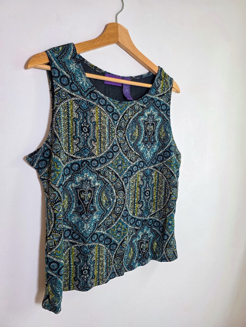 Vintage Y2K Metaphor Paisley Boho Tank